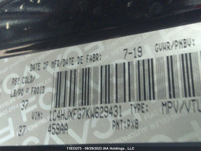 1C4HJXFG7KW629431 Jeep Wrangler Unlimited Rubicon