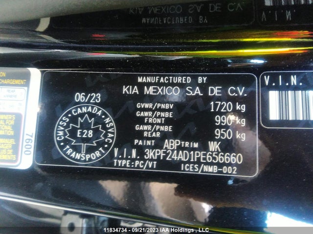 KIA FORTE 2023 3KPF24AD1PE656660 Image 9