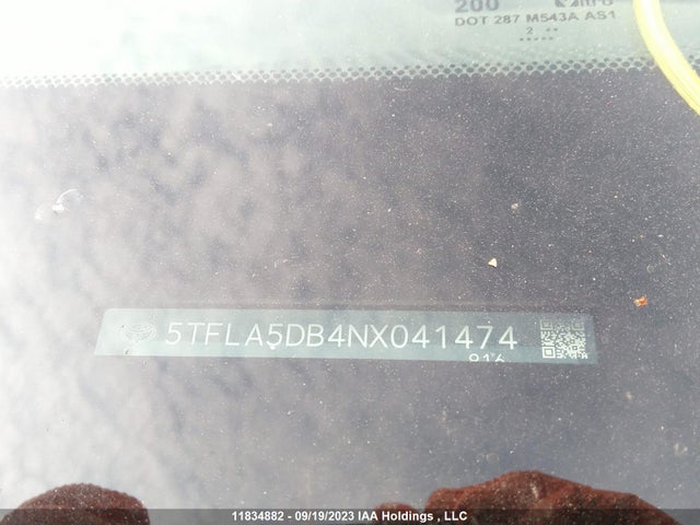 Toyota Tundra Sr/sr5 2022 5TFLA5DB4NX041474 Image 9