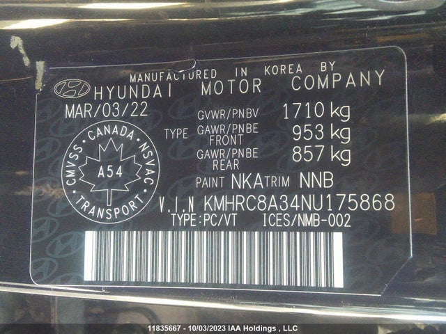 Hyundai Venue Preferred 2022 KMHRC8A34NU175868 Image 9