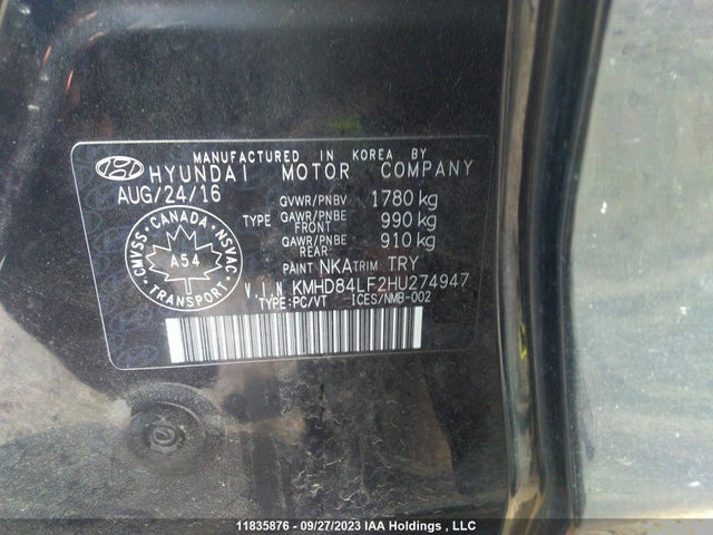Hyundai ELANTRA GL 2017 KMHD84LF2HU274947 Image 9