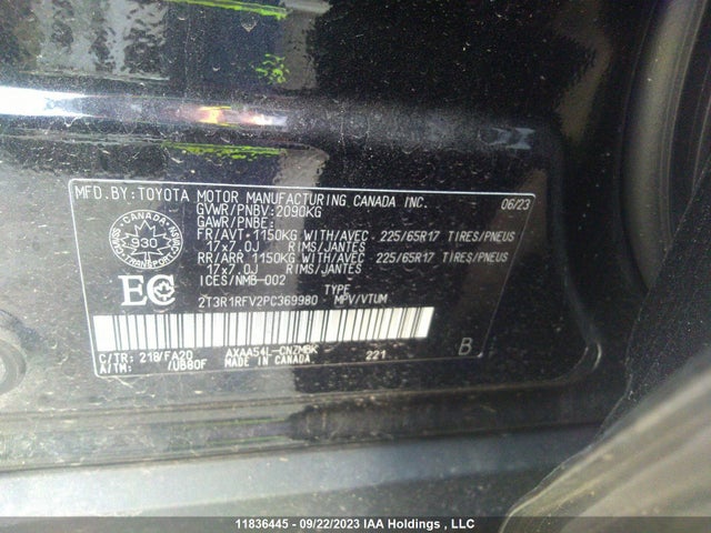 Toyota Rav4 Xle 2023 2T3R1RFV2PC369980 Image 9