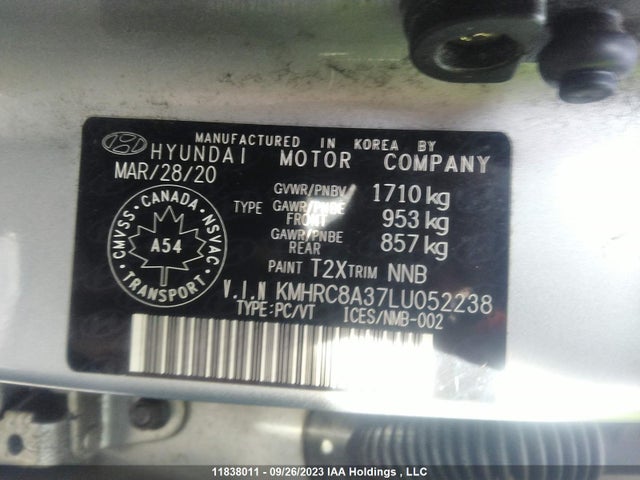 Hyundai Venue Preferred 2020 KMHRC8A37LU052238 Image 9
