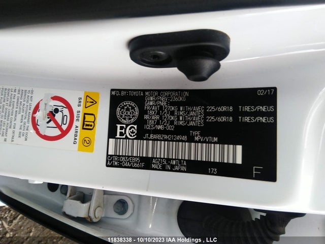 JTJBARBZ9H2124948 Lexus NX 200T