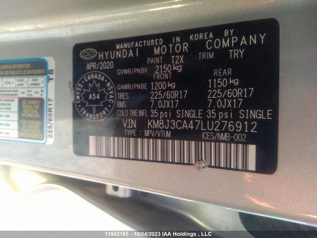Hyundai Tucson Preferred 2020 KM8J3CA47LU276912 Image 9