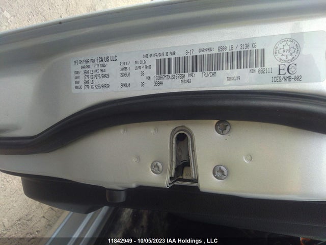 1C6RR7MTXJS107550 RAM 1500 Sport