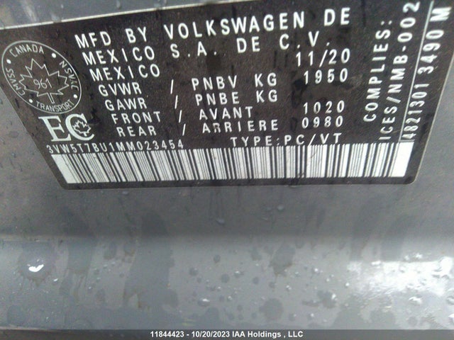3VW5T7BU1MM023454 Volkswagen JETTA GLI