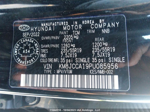 Hyundai Tucson Hybrid Ultimate 2023 KM8JCCA19PU085956 Image 9