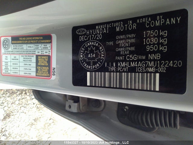Hyundai Elantra Preferred 2021 KMHLM4AG7MU122420 Image 9