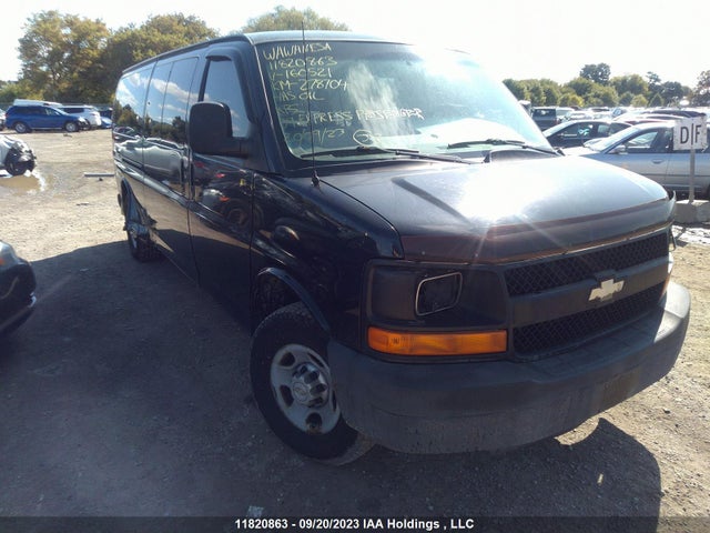 2009 Chevrolet Express Passenger Ls/lt მანქანა იყიდება აუქციონზე, vin: 1GAHG39K891160521, აუქციონის ნომერი: 11820863