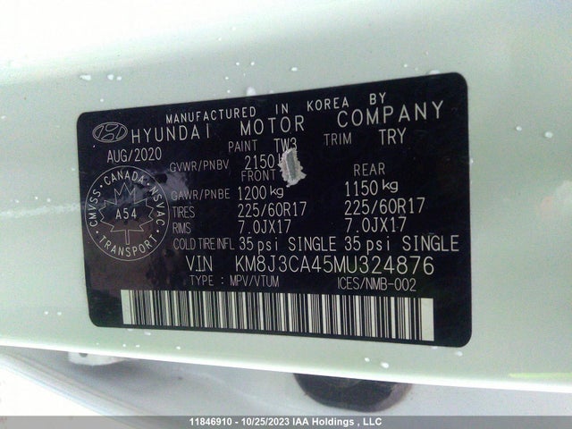 Hyundai Tucson Preferred 2021 KM8J3CA45MU324876 Image 9