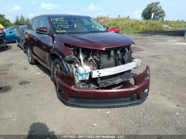 Toyota Highlander Le 2016 5TDBKRFH5GS257649 Image 1