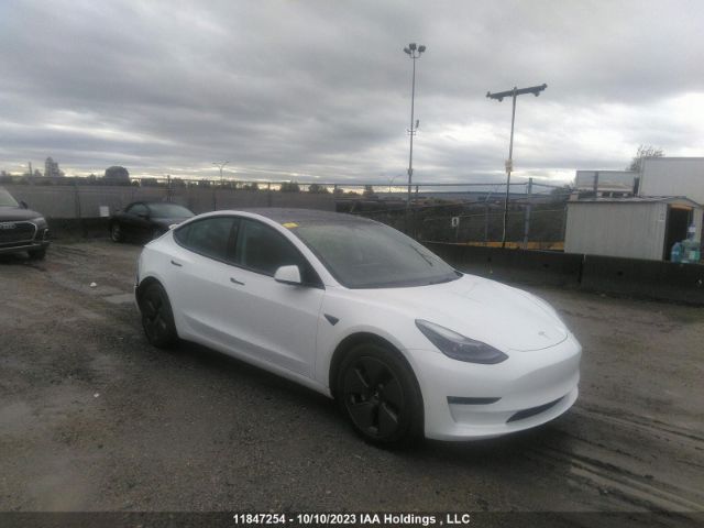 Продажа на аукционе авто 2023 Tesla Model 3, vin: LRW3E1EB9PC843599, номер лота: 11847254