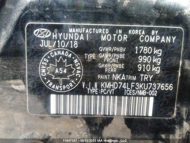 Hyundai Elantra Essential 2019 KMHD74LF3KU737656 Image 9