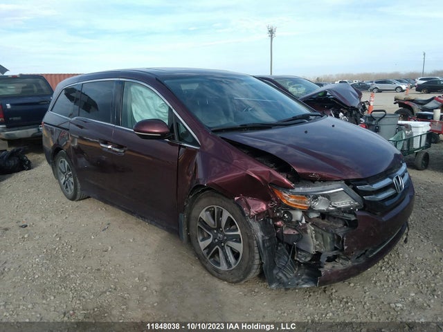 11848038 :رقم المزاد ، 5FNRL5H97GB512610 vin ، 2016 Honda Odyssey Touring مزاد بيع