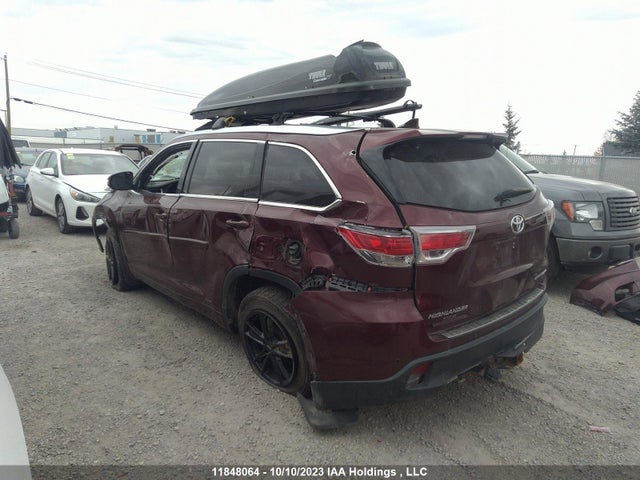 Toyota Highlander Limited 2014 5TDDKRFH4ES047775 Image 3