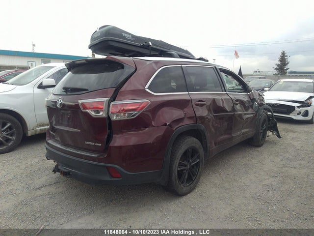 Toyota Highlander Limited 2014 5TDDKRFH4ES047775 Image 4