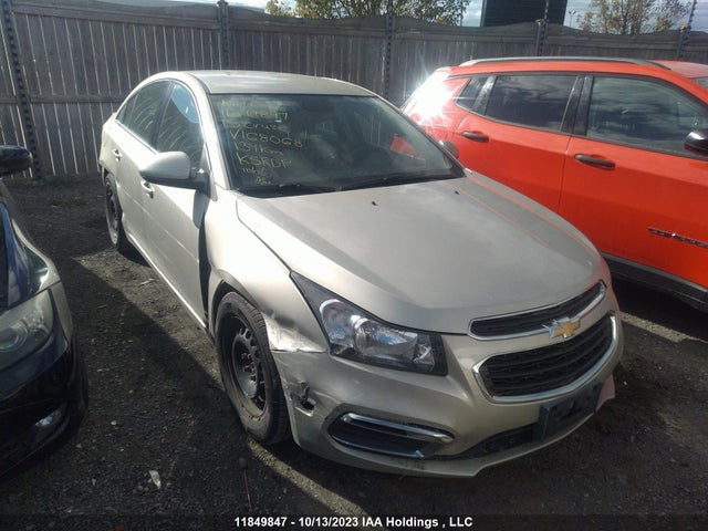 Продаж на аукціоні авто 2015 Chevrolet Cruze 1lt, vin: 1G1PC5SB2F7168068, номер лоту: 11849847