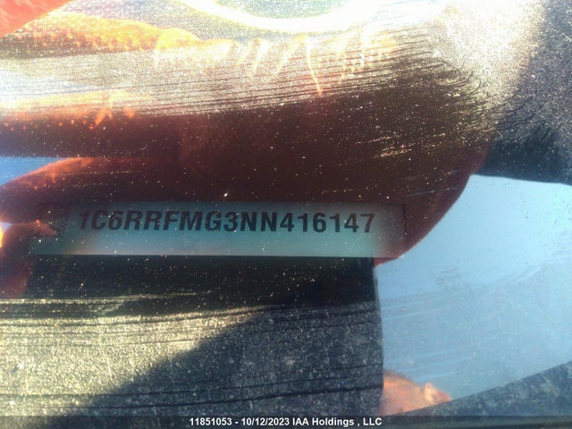 1C6RRFMG3NN416147 RAM 1500 Big Horn