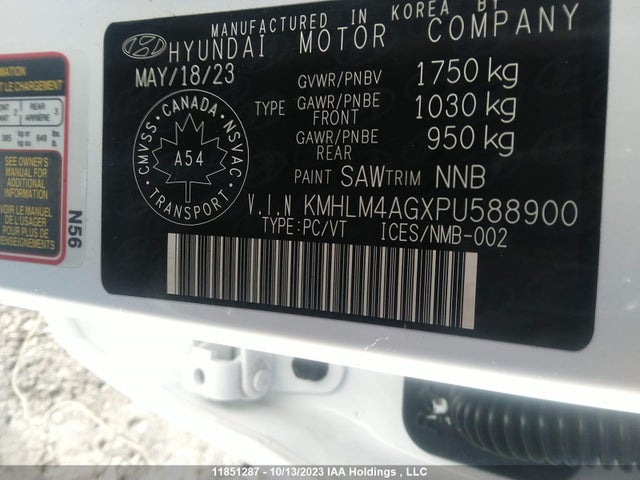 Hyundai Elantra Preferred 2023 KMHLM4AGXPU588900 Image 9