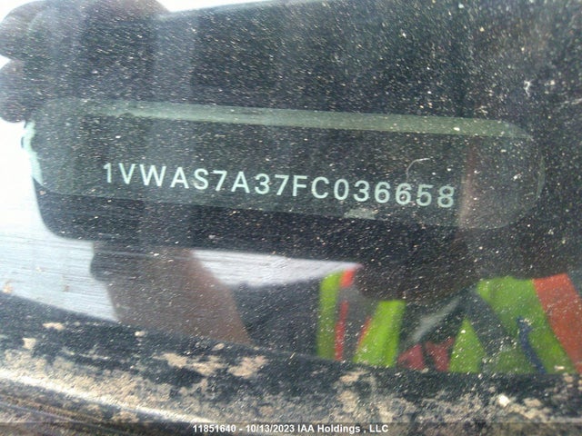 1VWAS7A37FC036658 Volkswagen Passat Trendline