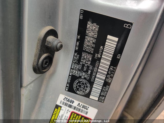Toyota SIENNA XLE 2014 5TDYK3DC3ES412551 Image 10