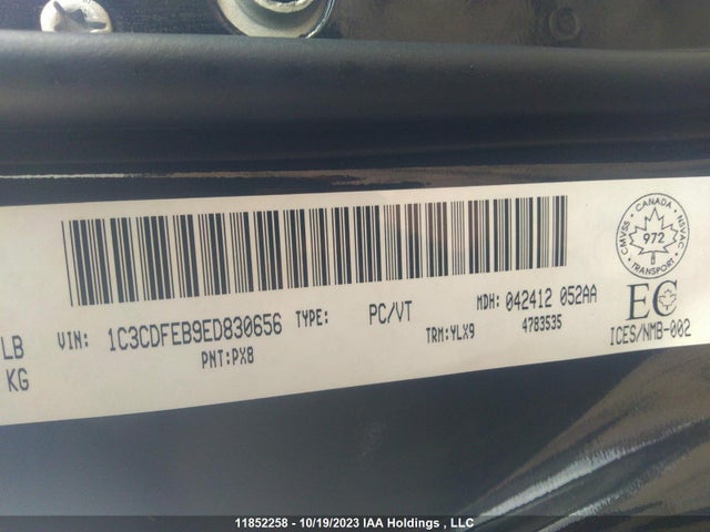 Dodge DART GT 2014 1C3CDFEB9ED830656 Image 9