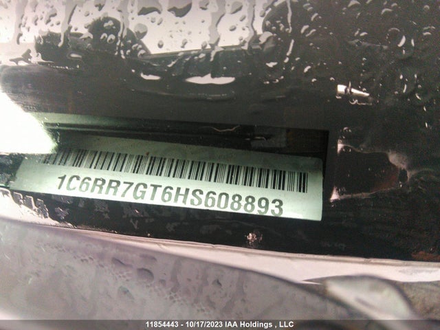 1C6RR7GT6HS608893 RAM 1500 Slt