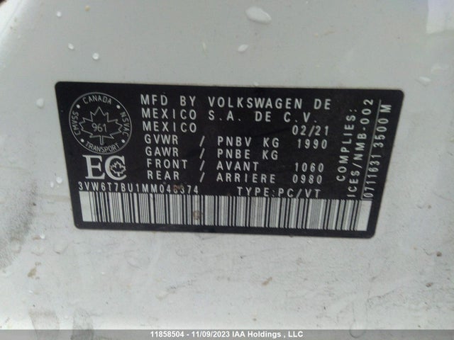3VW6T7BU1MM048374 Volkswagen JETTA GLI