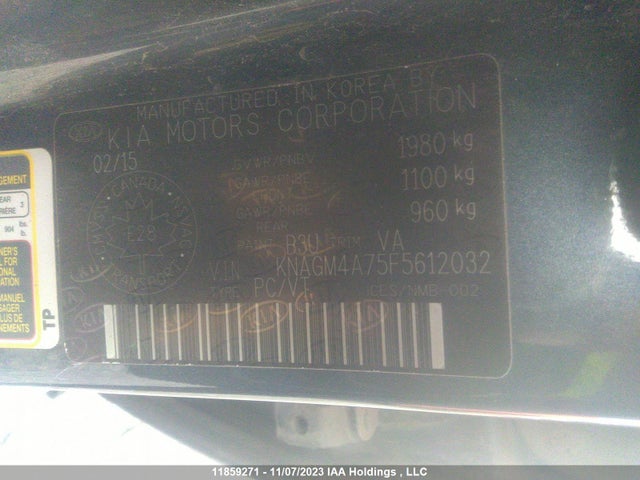 KIA Optima 2015 KNAGM4A75F5612032 Image 29