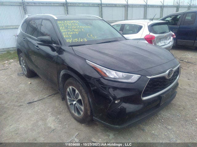 Toyota HIGHLANDER 2022 5TDGZRBH3NS578612 Image 1