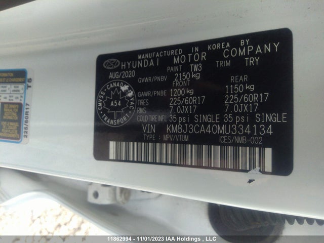 Hyundai Tucson Preferred 2021 KM8J3CA40MU334134 Image 9