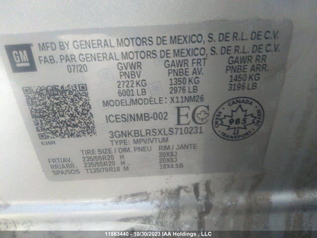Chevrolet Blazer Premier 2020 3GNKBLRSXLS710231 Image 9