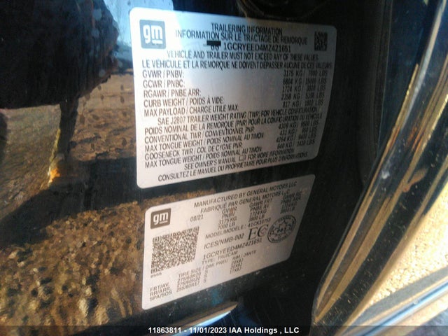 Chevrolet Silverado 1500 Rst 2021 1GCRYEED4MZ421651 Image 9