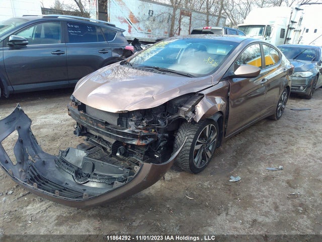 Hyundai Elantra Gls 2015 KMHDH4AH3FU286896 Image 2