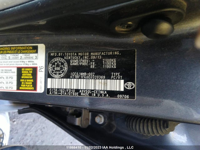Toyota Camry Le/se/xle 2014 4T1BF1FK0EU320369 Image 9