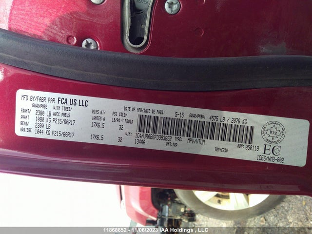 1C4NJRAB6FD393852 Jeep Patriot