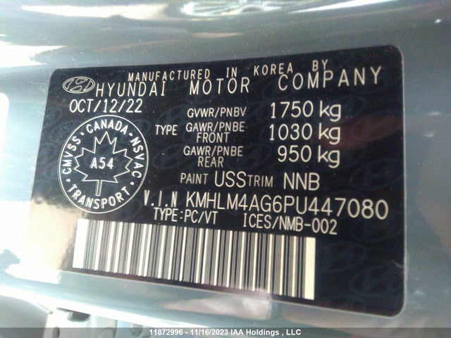 Hyundai Elantra Preferred Ivt 2023 KMHLM4AG6PU447080 Image 9