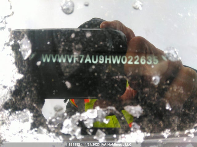 WVWVF7AU9HW022635 Volkswagen Golf R