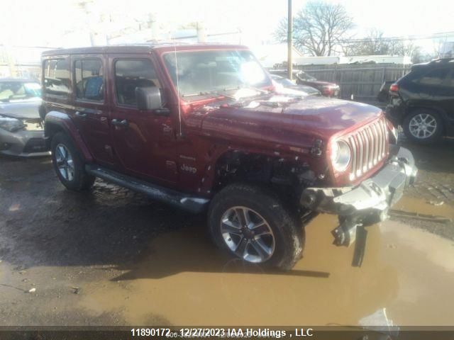Продажа на аукционе авто 2021 Jeep Wrangler Unlimited Sahara, vin: 1C4HJXEN9MW679069, номер лота: 11890172