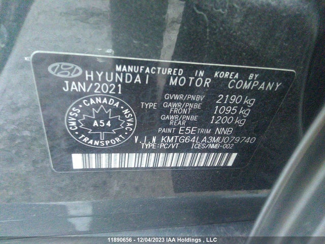 Genesis G70 2021 KMTG64LA3MU079740 Image 9