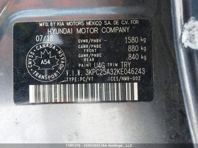 Hyundai Accent Preferred 2019 3KPC25A32KE046243 Image 9