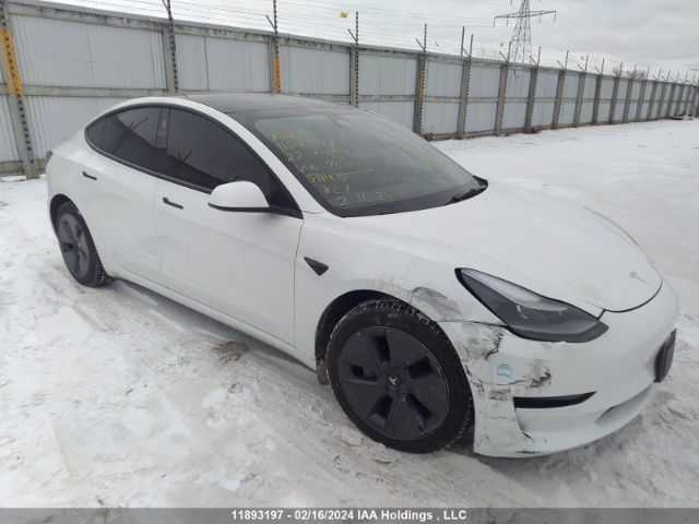 Продаж на аукціоні авто 2022 Tesla Model 3, vin: 5YJ3E1EA0NF207843, номер лоту: 11893197