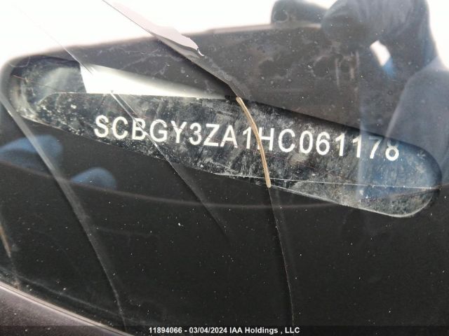 SCBGY3ZA1HC061178 Bentley CONTINENTAL GT