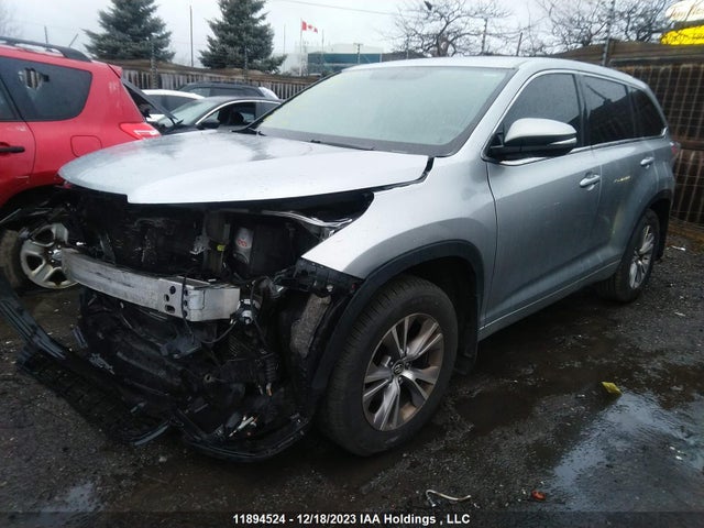 Toyota Highlander Le/le Plus 2016 5TDBKRFH1GS256191 Image 2
