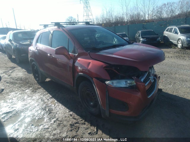 Chevrolet Trax Lt 2014 3GNCJMSB1EL140480 головне зображення
