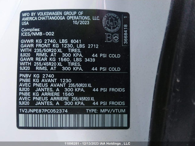 Volkswagen ID.4 2023 1V2JNPE87PC052374 Image 9