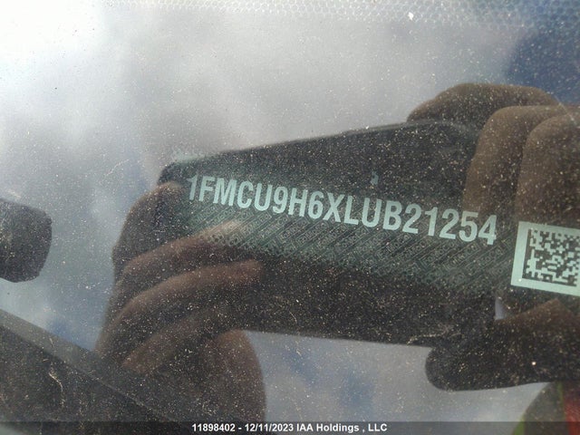 2020 FORD ESCAPE SEL VIN: 1FMCU9H6XLUB21254