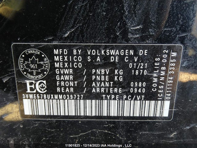 3VWE57BUXMM039727 Volkswagen JETTA