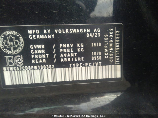 Volkswagen GTI S 2023 WVWGA7CD8PW190382 Image 9